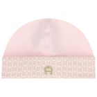 Baby Girls Pink Logo Hat, 3, hi-res