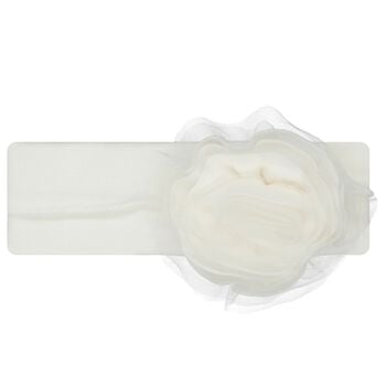 Baby Girls Ivory Flower Headband