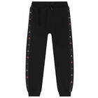 Boys Black 3 Piece Tracksuit , 1, hi-res