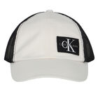 Ivory & Black Logo Cap, 1, hi-res