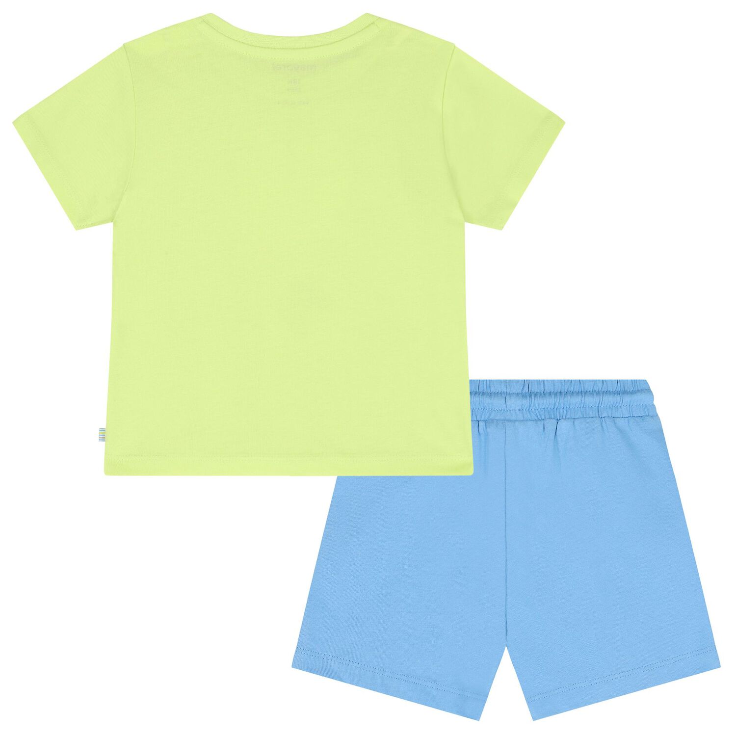 Younger Boys Green & Blue Shorts Set, 1, hi-res image number null
