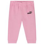 Younger Girls Pink Logo Tracksuit, 2, hi-res
