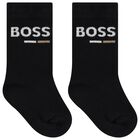 Baby Boys Multi-Colored Logo Socks ( 3-Pack ), 1, hi-res