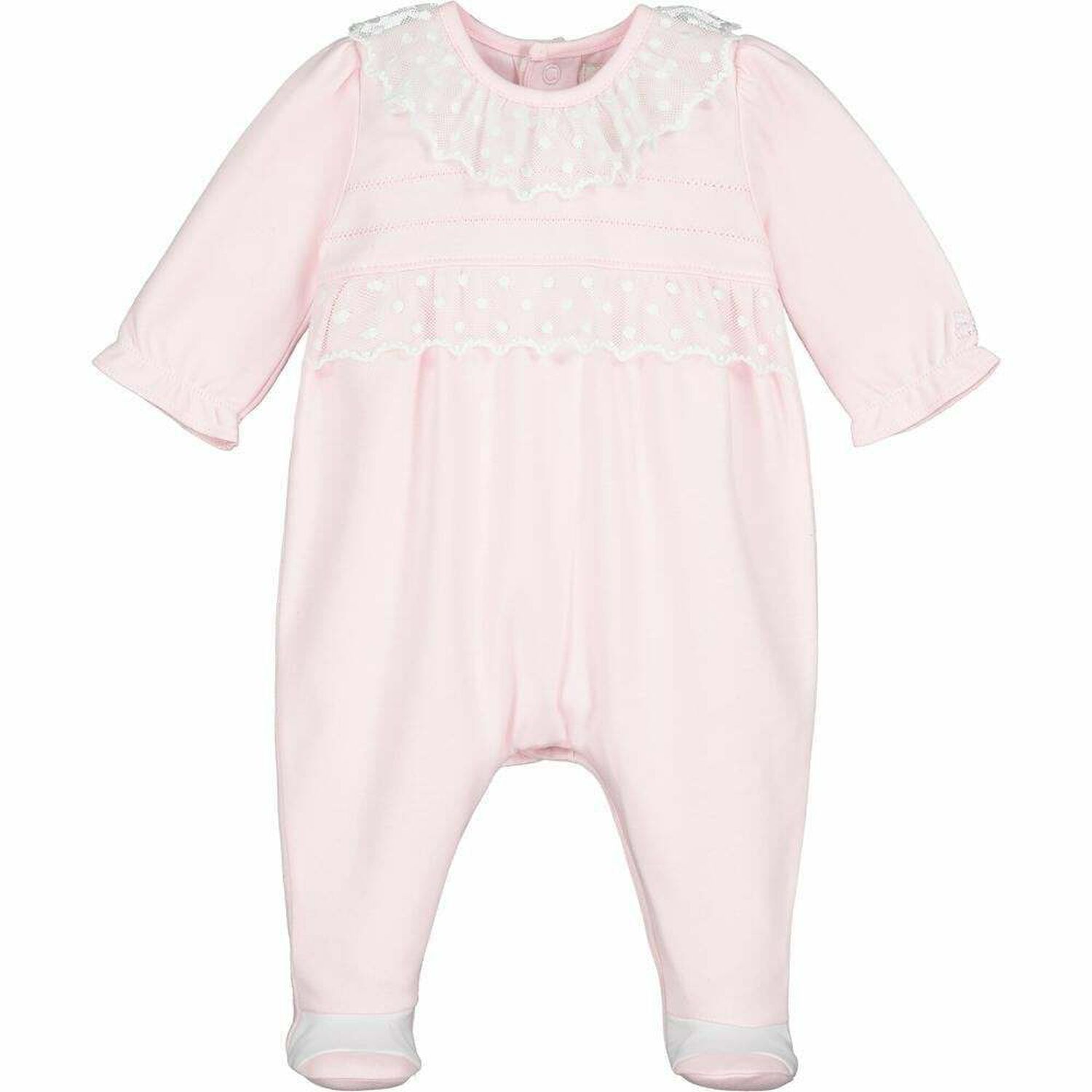 Girls Pink Babygrow, 1, hi-res image number null