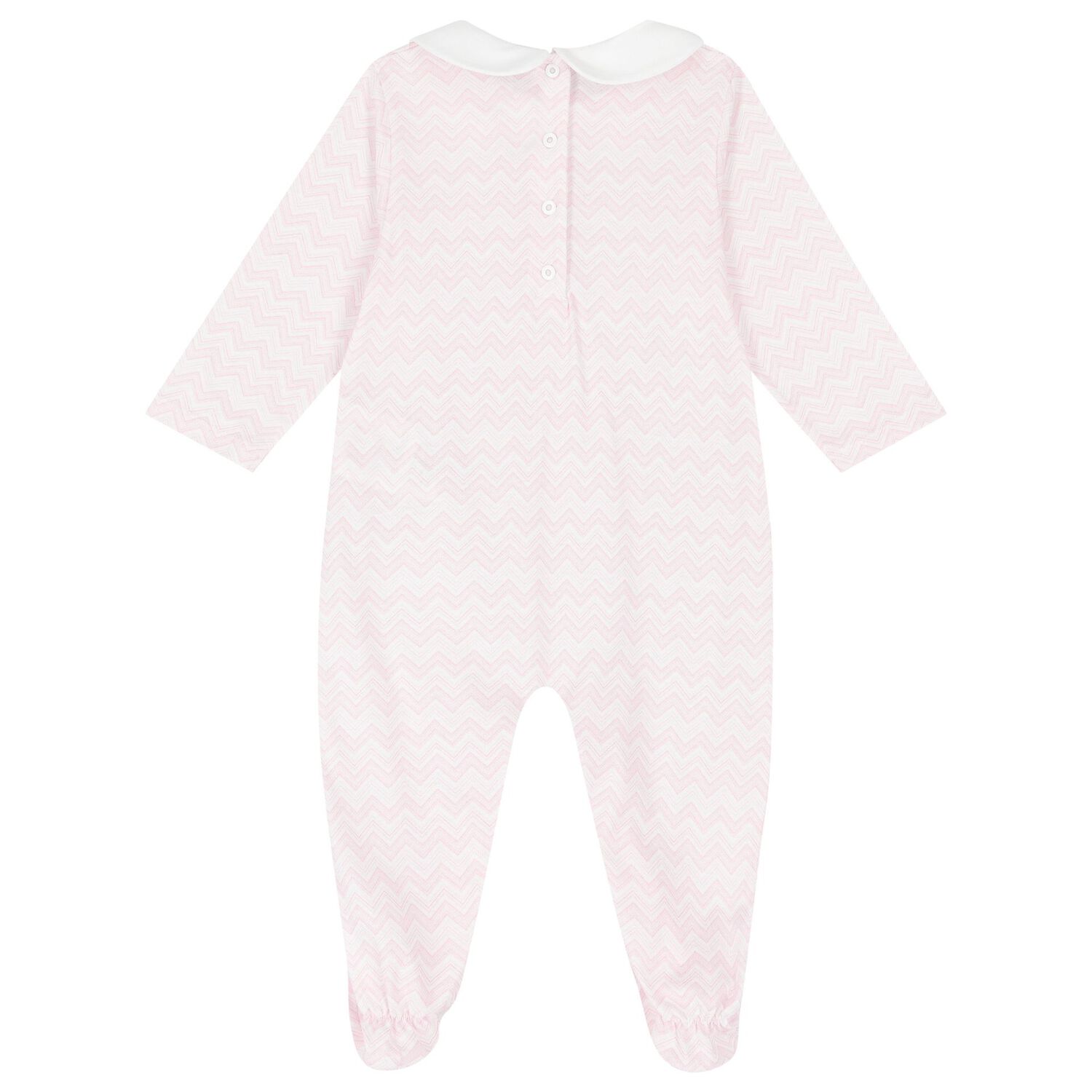 Baby Girls Pink Zig Zag Logo Babygrow Gift Set, 1, hi-res