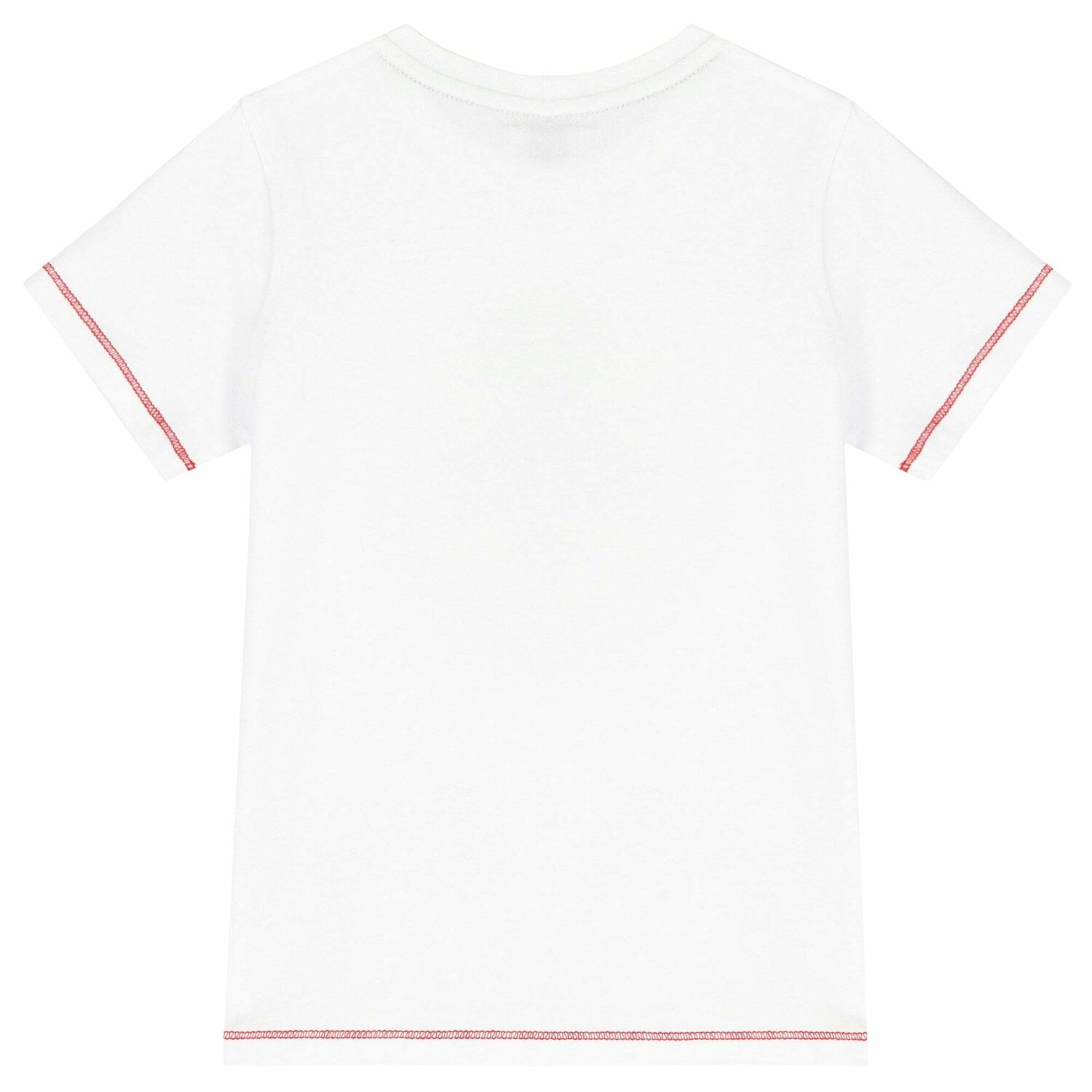 Boys White Logo T-Shirt, 2, hi-res image number null