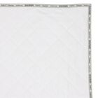 White Logo Quilted Baby Blanket, 1, hi-res
