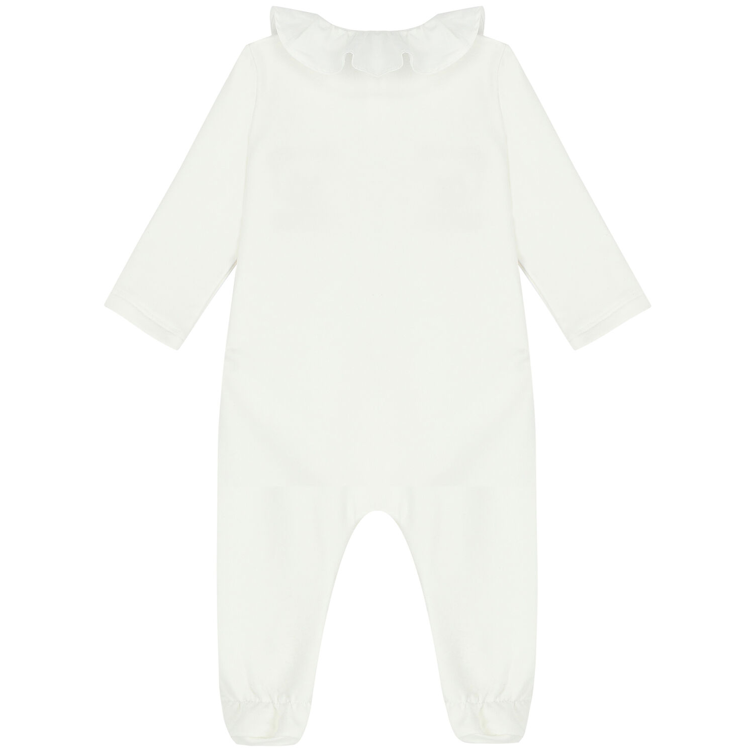 Baby Girls Ivory Teddy Logo Babygrow, 1, hi-res image number null