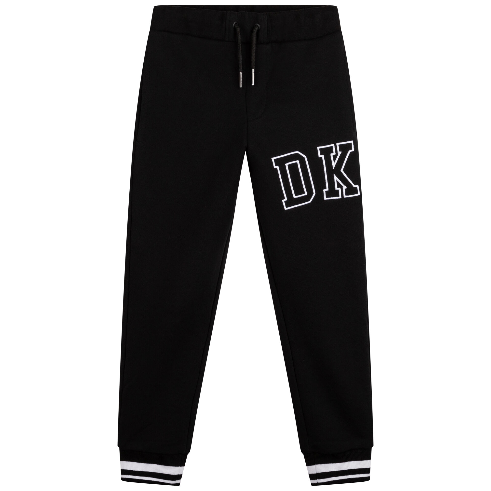 DKNY Boys Black Logo Joggers Junior Couture UK