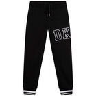 Boys Black Logo Joggers, 1, hi-res