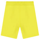 Younger Boys Yellow Logo Shorts, 1, hi-res