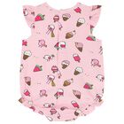 Baby Girls Pink Bodysuits ( 3-Pack ), 1, hi-res