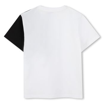 White & Black Logo T-Shirt