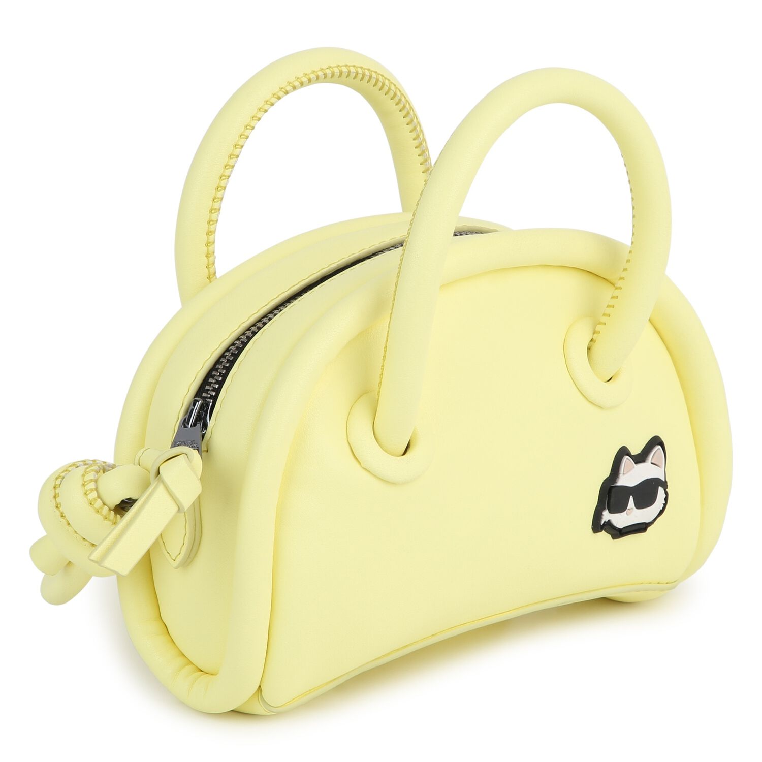 Girls Yellow Choupette Shoulder Bag, 2, hi-res