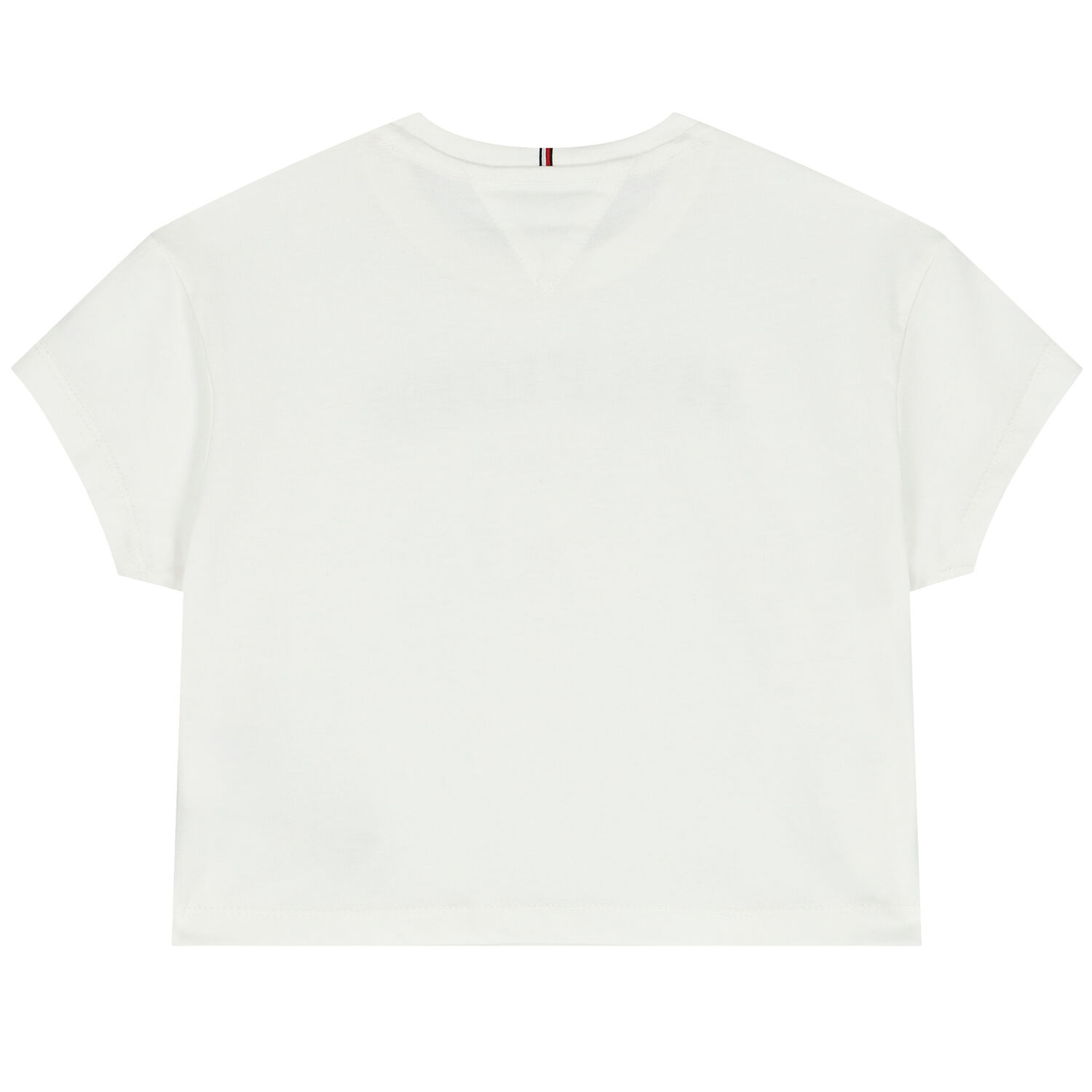 Girls White Logo T-Shirt, 1, hi-res