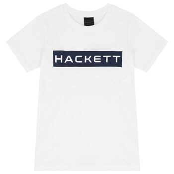 Boys White Logo T-Shirt