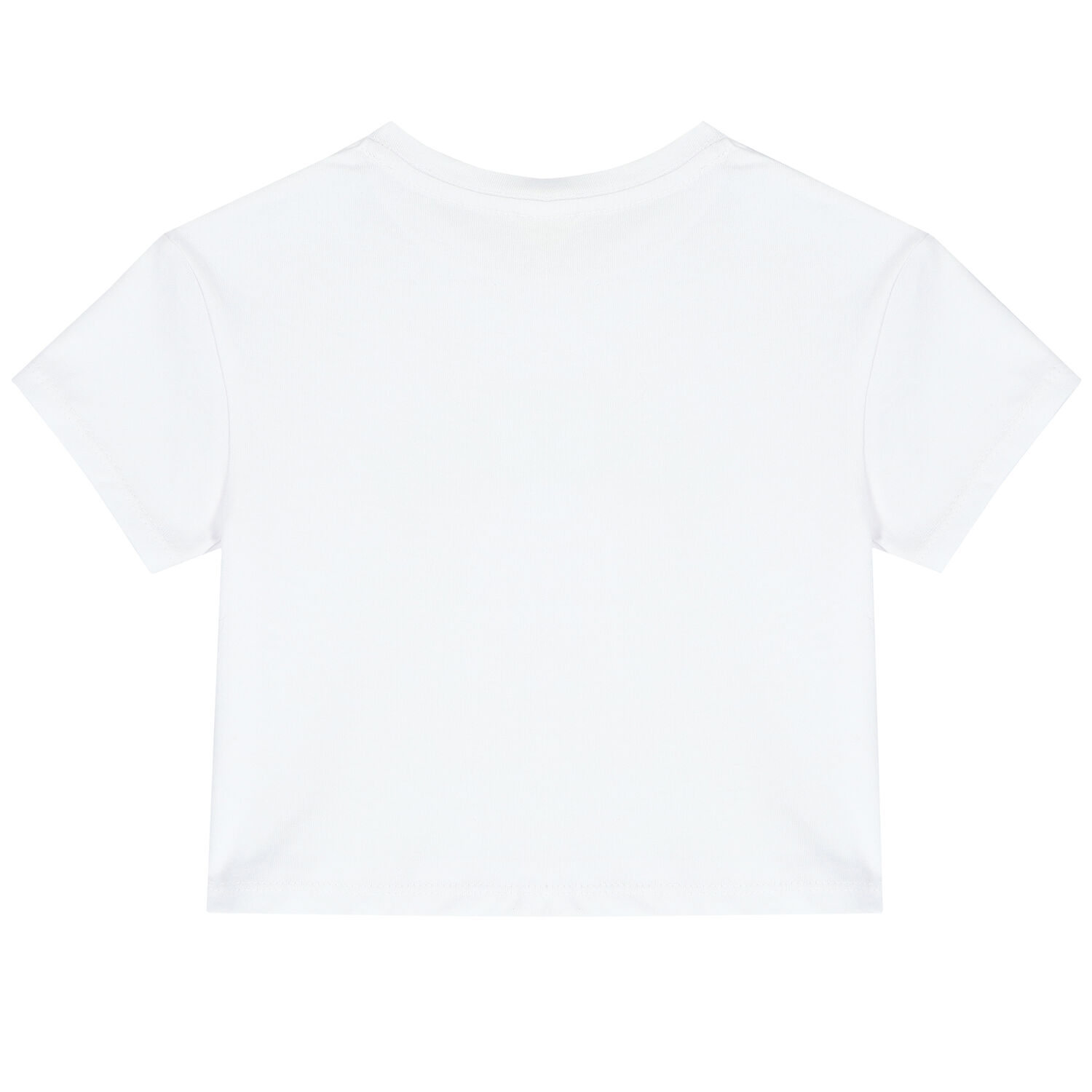 Girls White & Gold Logo T-Shirt, 2, hi-res image number null