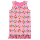 Girls Pink Dots Dress, 1, hi-res