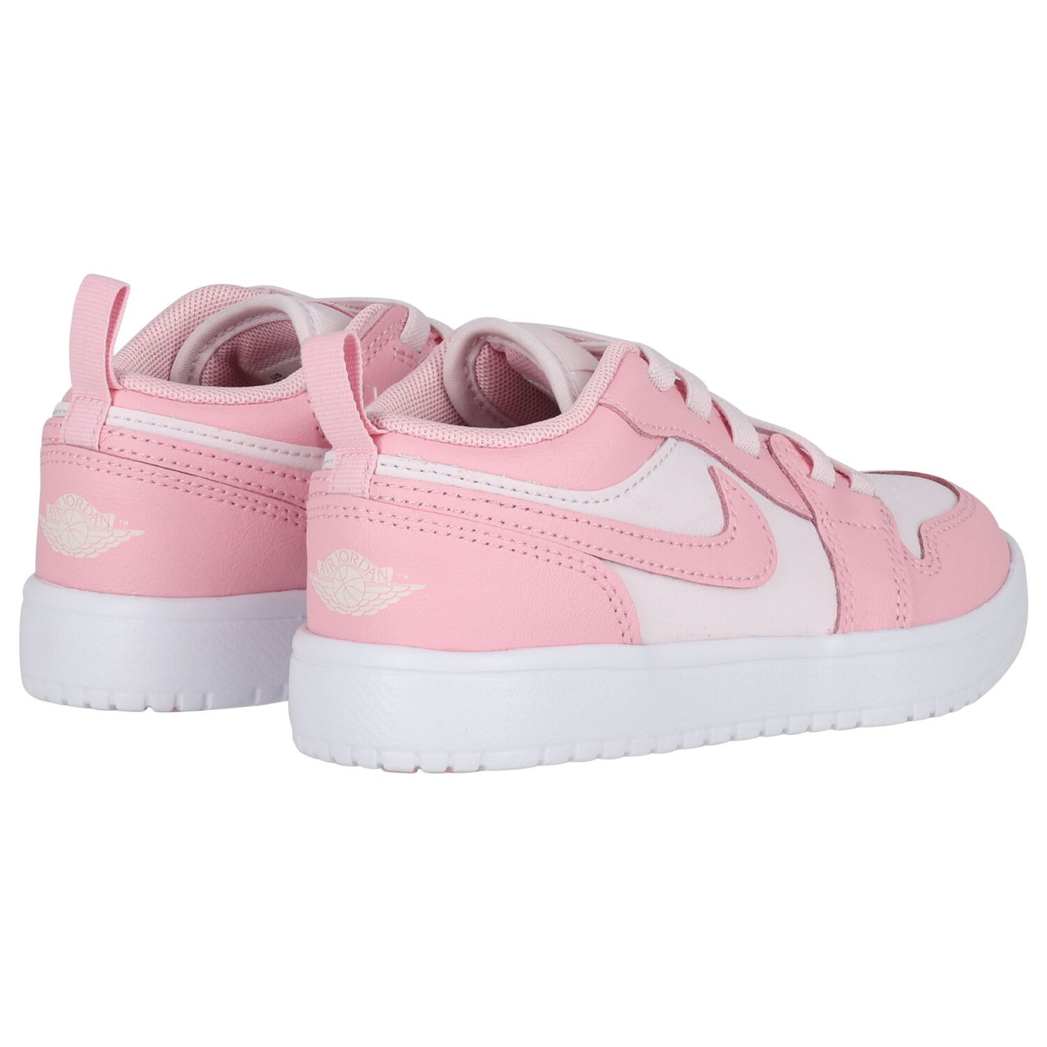 Girls Pink & White Air Jordan 1 Low Alt Trainers, 4, hi-res
