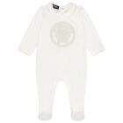 Ivory & Silver Medusa Babygrow, 1, hi-res