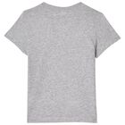 Boys Grey Logo T-Shirt, 1, hi-res