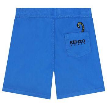 Boys Blue Tiger Shorts