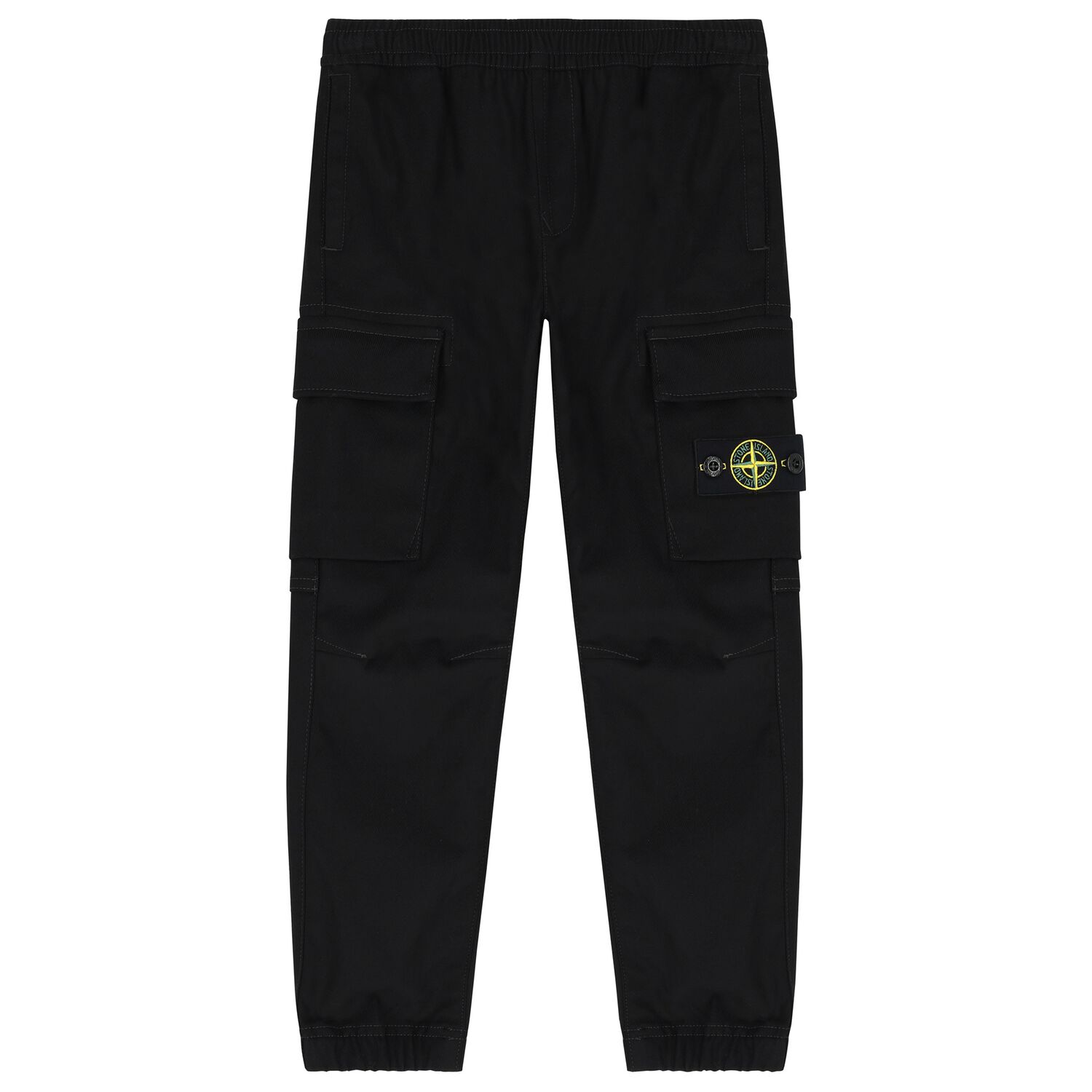 Boys Black Logo Trousers, 1, hi-res image number null