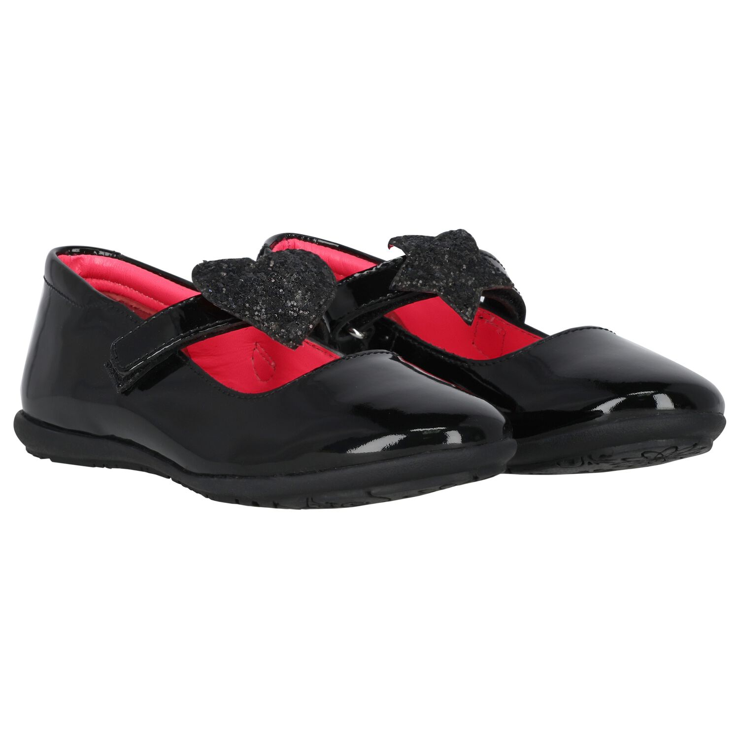 Girls Black Patent Leather Shoes, 1, hi-res image number null