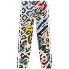 Girls Ivory Animal Print Leggings, 1, hi-res