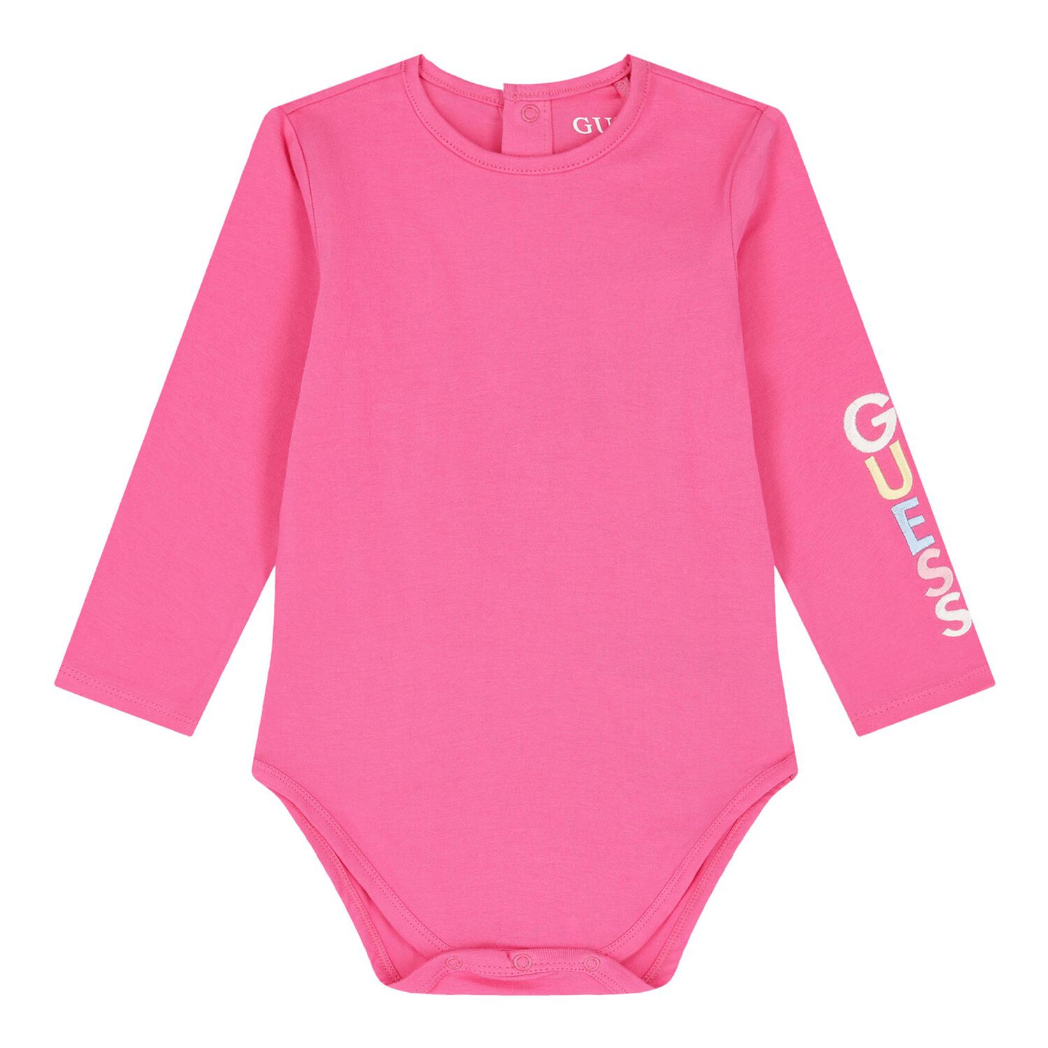 Baby Girls Pink & Blue Dungaree Set, 1, hi-res