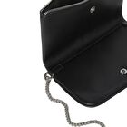 Girls Black & Silver Studded Bag, 2, hi-res