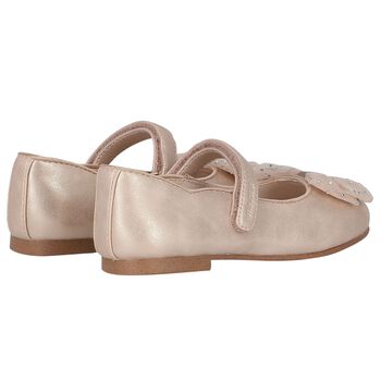 Girls Pink Bow Shoes