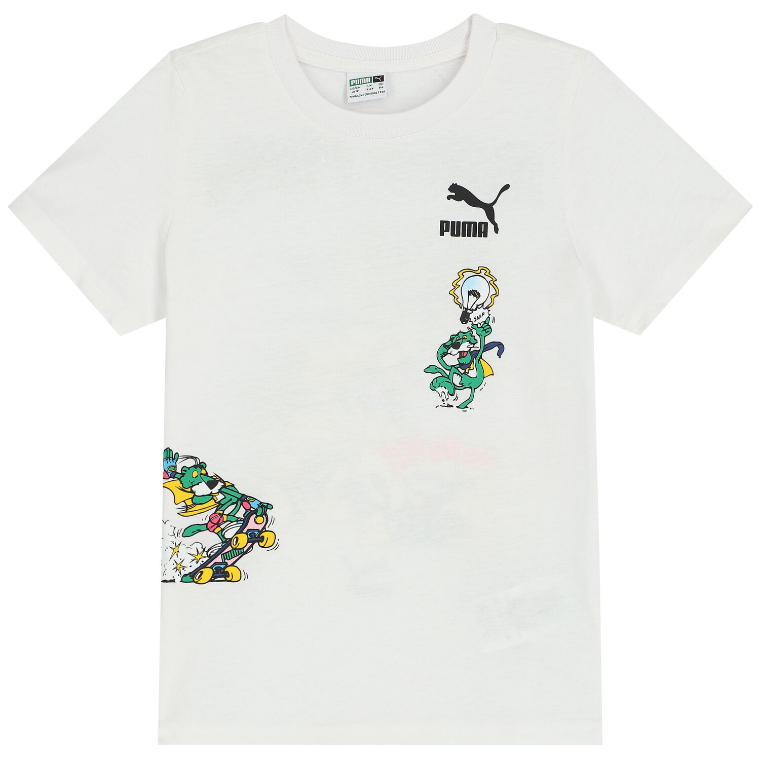 Boys White Logo T-Shirt, 2, hi-res