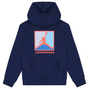 Boys Blue Jordan Hooded Top