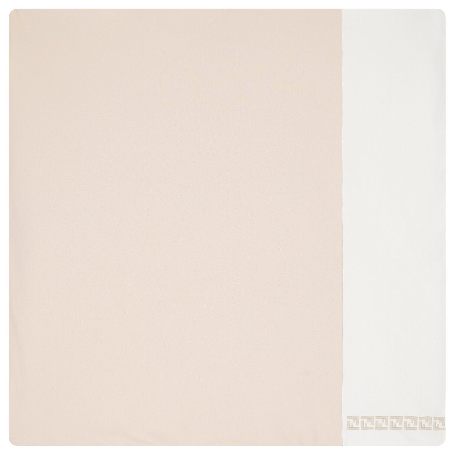 Beige Cotton Jersey Baby Blanket, 1, hi-res
