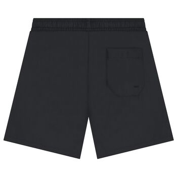 Boys Black Logo Swim Shorts