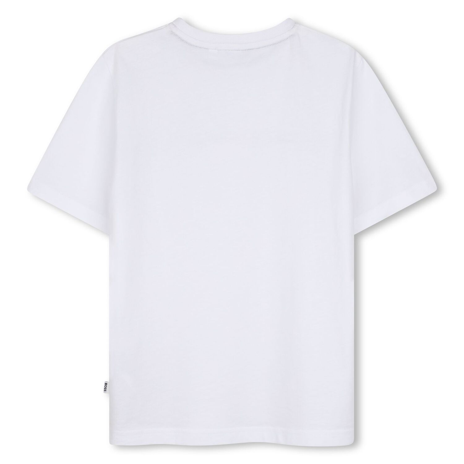 Boys White Logo T-Shirt, 2, hi-res