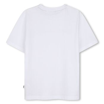 Boys White Logo T-Shirt