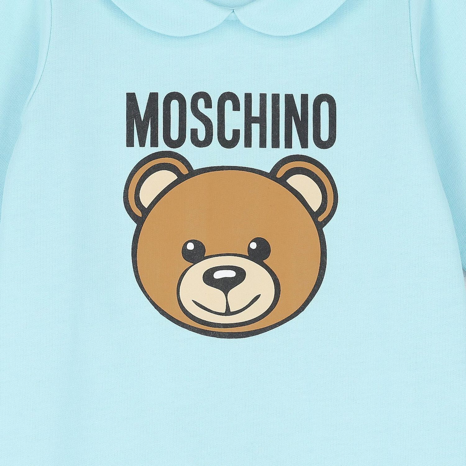 Blue Teddy Bear Logo Babygrow, 4, hi-res