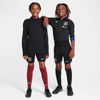 Black F.C. Barcelona Logo Shorts