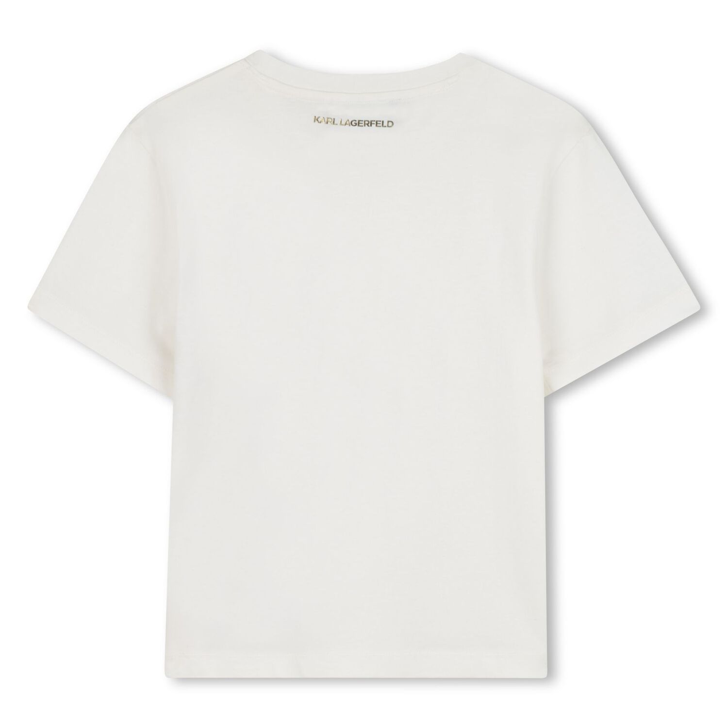 Girls White Choupette Logo T-Shirt, 1, hi-res