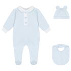Baby Boys Blue Babygrow Gift Set, 1, hi-res