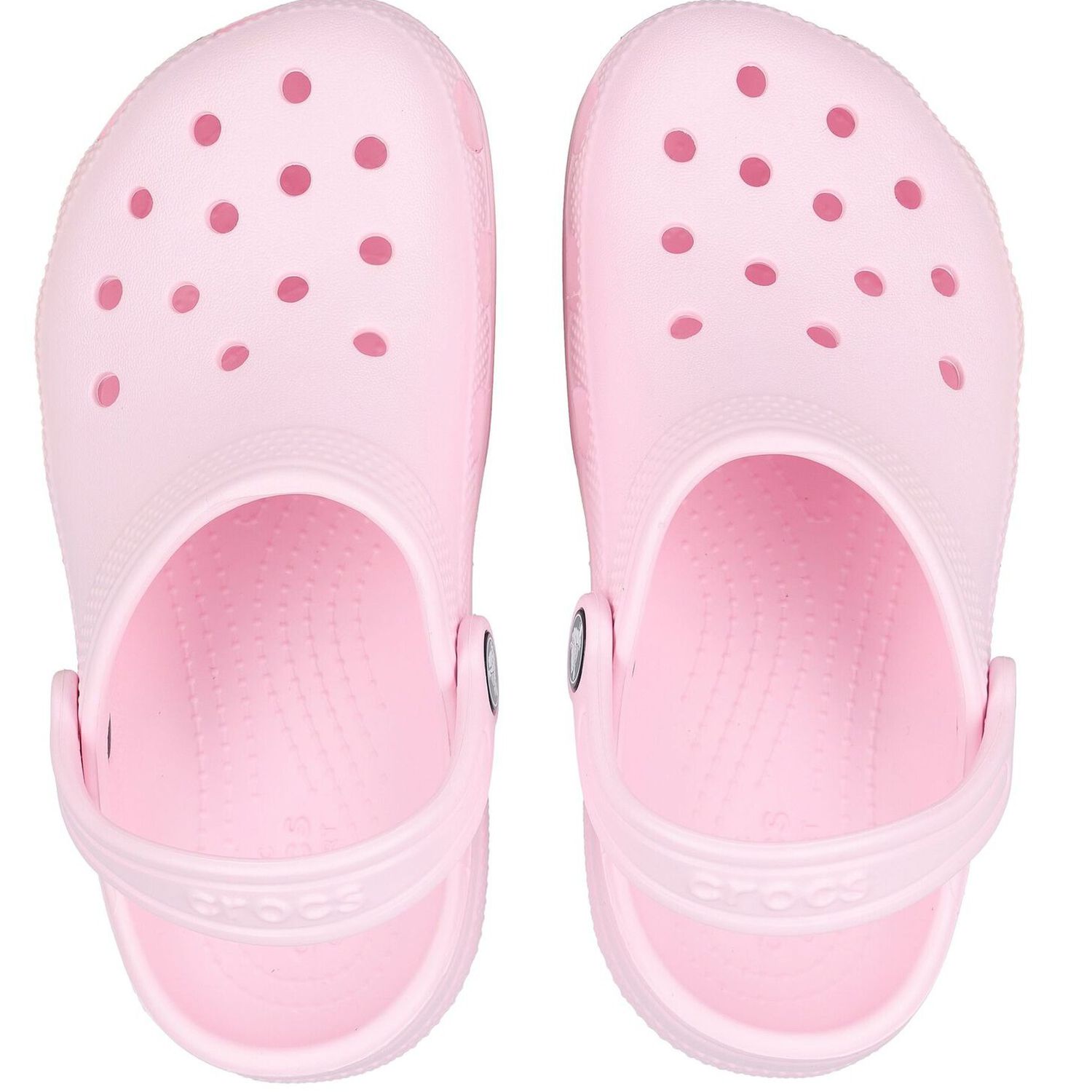 Girls Pale Pink Classic Clogs Sandals, 5, hi-res image number null