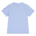 Younger Boys Blue Logo T-Shirt, 2, hi-res