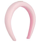 Girls Pink Logo Headband, 2, hi-res