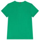 Boys Green Logo T-Shirt, 1, hi-res