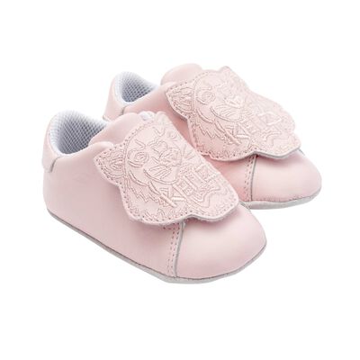 Baby Girls Pink Tiger Pre Walker Shoes