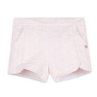 Girls Pink Heart Shorts, 1, hi-res
