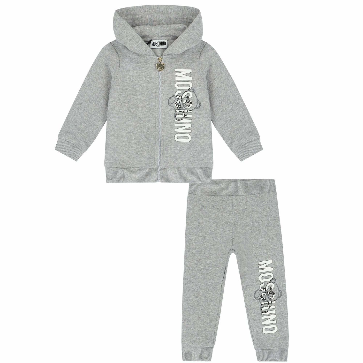 Grey Teddy Logo Tracksuit, 3, hi-res image number null