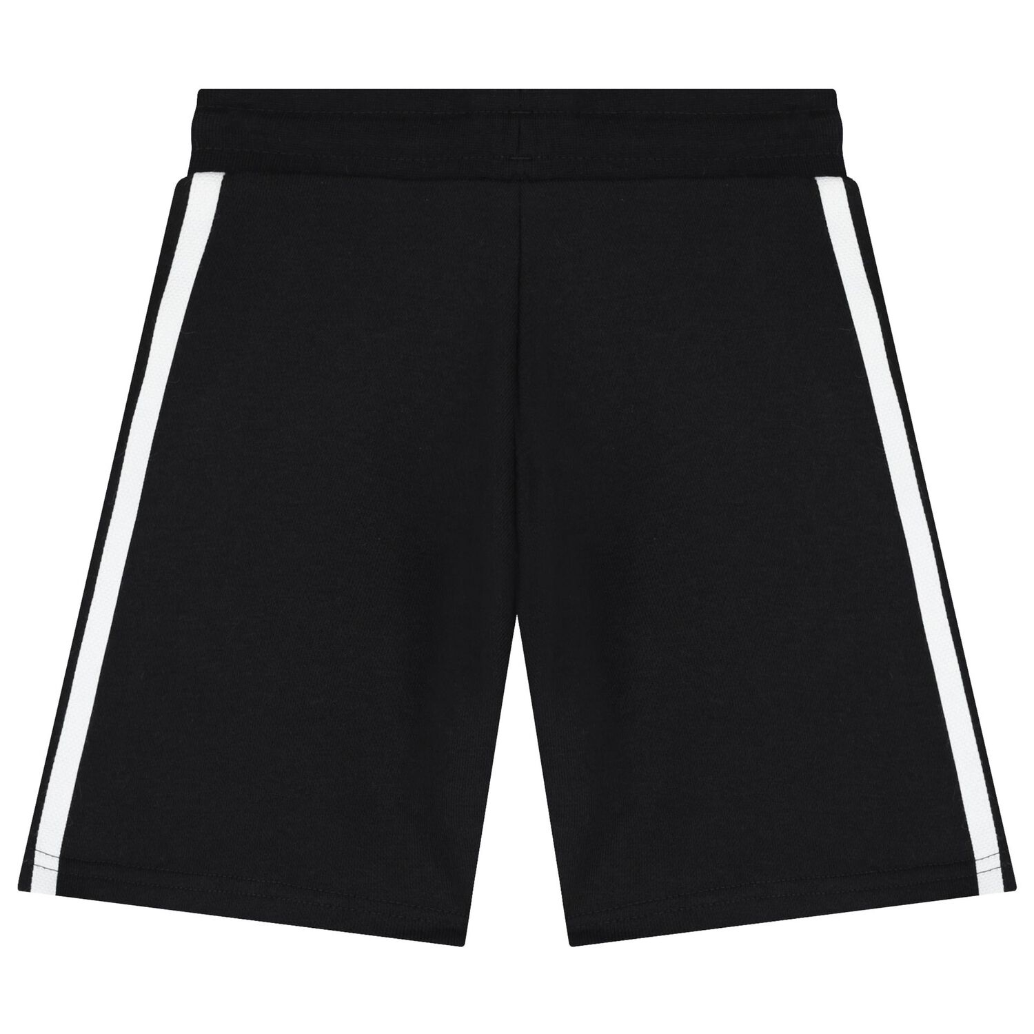 White & Black Logo Shorts Set, 1, hi-res